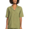 Camisa top ROXY manga corta para Mujer Aloha Sunset Loden Green (gng0) Ref. ERJWT03574 verde