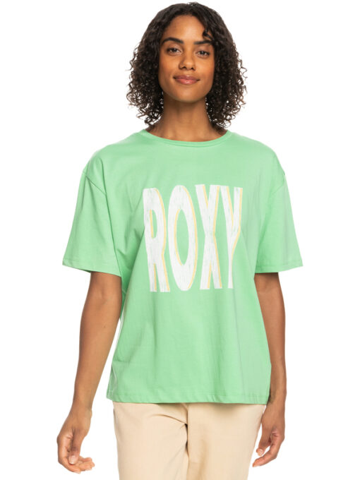 Camiseta ROXY manga corta para Mujer Sand Under The Sky REF-ERJZT05461Absinthe Green (ghy0) verde