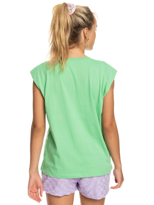 Camiseta ROXY manga corta para Mujer The Smell Of The Sea Absinthe (ghy0) Ref: ERJZT05463 verde