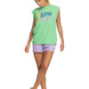 Camiseta ROXY manga corta para Mujer The Smell Of The Sea Absinthe (ghy0) Ref: ERJZT05463 verde