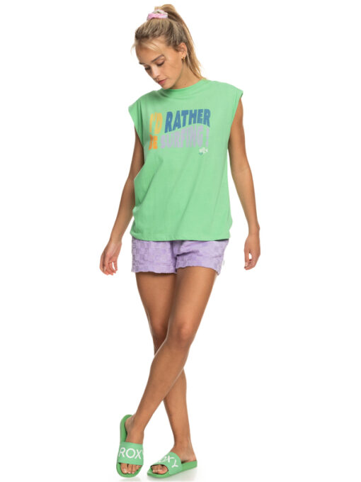 Camiseta ROXY manga corta para Mujer The Smell Of The Sea Absinthe (ghy0) Ref: ERJZT05463 verde