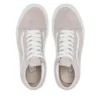 Zapatillas VANS clásicas y cómodas Sneakers deporte hombre VANS Old Skool (Pig Suede) crema Ref: VN0A38G19G91 ante con franjas blancas