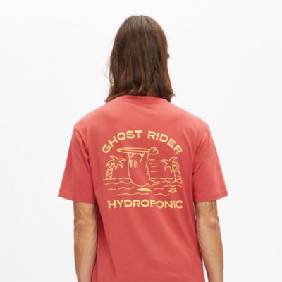Camiseta HYDROPONIC hombre divertida manga corta Tricou ref.22008-02 GHOST RIDER SS Terracota