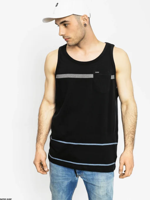 Camiseta Hombre VOLCOM de tirantes THREEZY TANK-BLK REF A0211705 negra