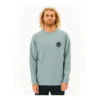 Sudadera Hombre RIP CURL Cuello redondo Wetsuit Icon Crew ref. CFEHN9 mineral blue -azul