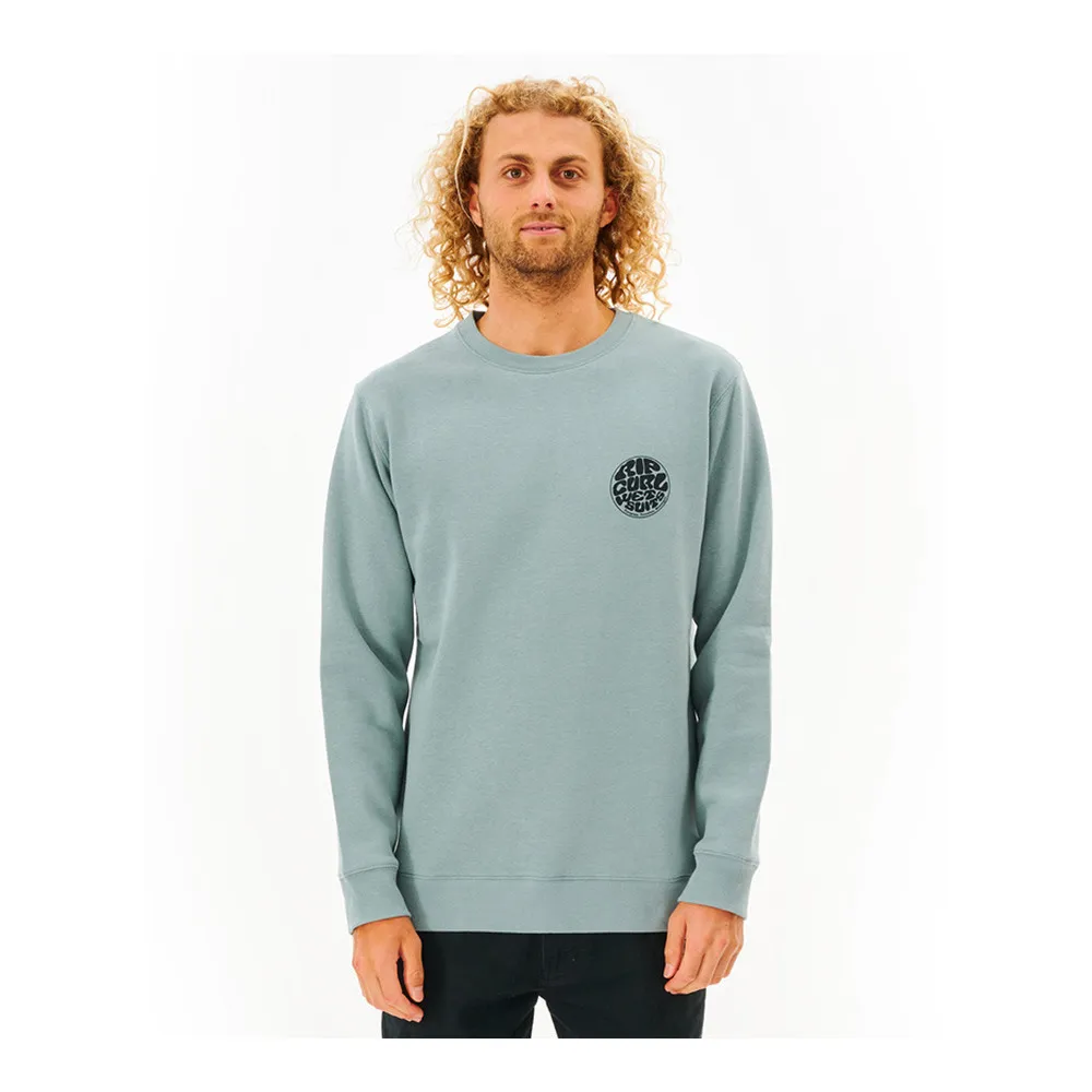 Rip Curl Sudadera Fade Out Hood Washed Moss Verde Musgo Hombre