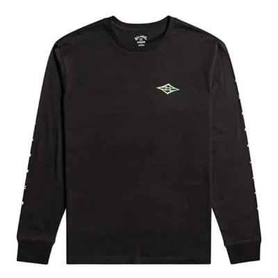 Camiseta BILLABONG básica para hombre manga larga UNITY SLEEVE LS BLACK REF-F1LS01 negra