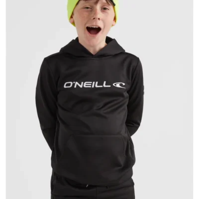 Sudadera O'NEILL niño surfera con capucha RUTILE HOODED FLEECE black out Ref. 4350000 negra