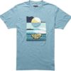 Camiseta BILLABONG para hombre manga corta MOONRISE-ABEL SS TEE(3586) Ref. C1SS37 BIP7 LIGHT STEEL -azul