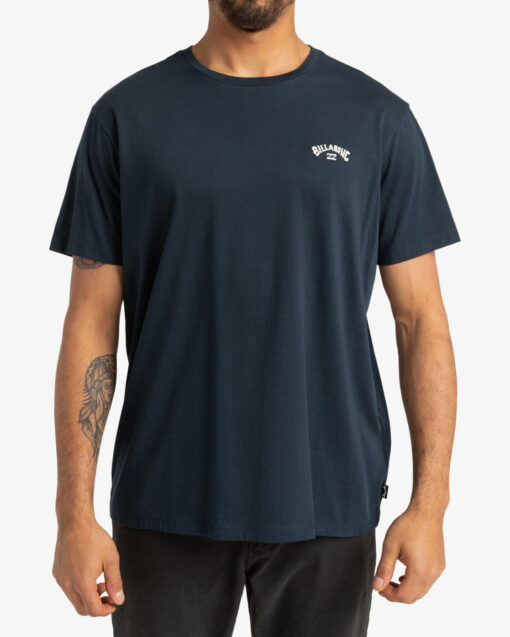 Camiseta BILLABONG básica para hombre manga corta ARCH CREW SS NAVY Ref. W1JE10 BIP2 azul marino