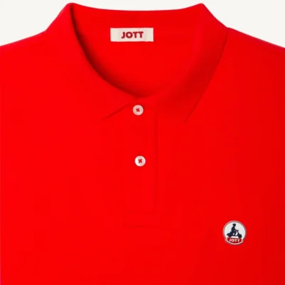 Polo manga corta Jott de Hombre MARBELLA SS23MPOL10 -318-FIRE RED Justoverthetop ROJO