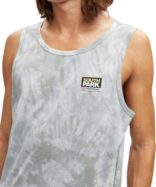 Camiseta HYDROPONIC Hombre divertida tirantes SP STACK TTS ref-22028 tie dye greyl-gris