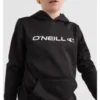 Sudadera O'NEILL niño surfera con capucha RUTILE HOODED FLEECE black out Ref. 4350000 negra