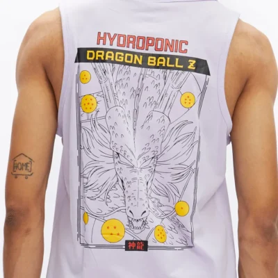 Camiseta HYDROPONIC Hombre tirantes DRAGON BALL Z SHENRON TT ref-23031 MAUVY-lila