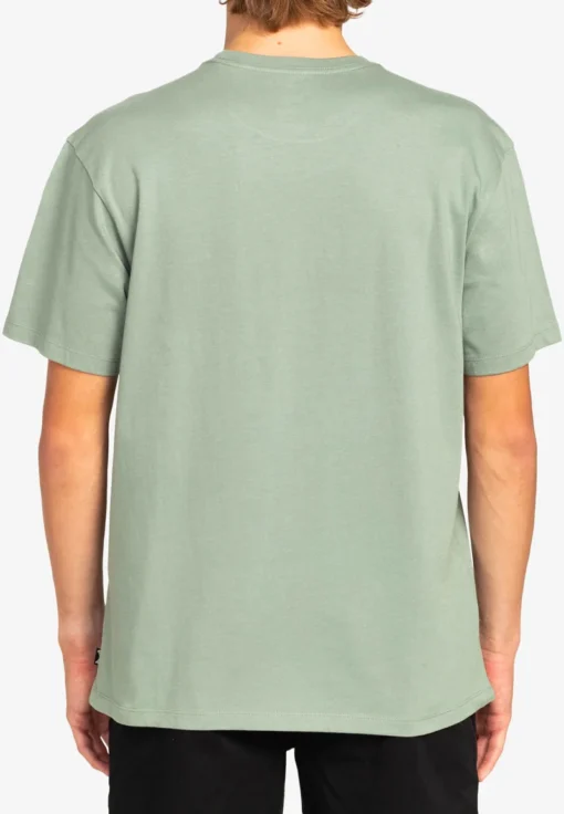 Camiseta BILLABONG básica para hombre manga corta ALL DAY CREW SS (3187) Ref. W1JE20 BIP1 DARK MINT-verde