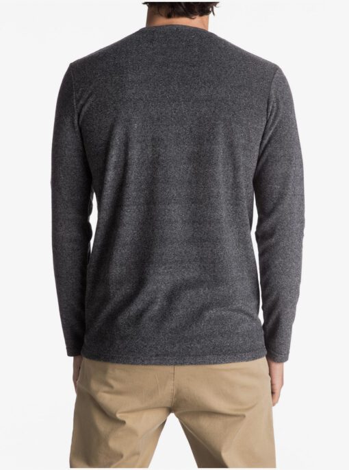 Jersey QUIKSILVER de tacto super suave para hombre cuello redondo After Surf - Top de manga larga ref-EQYKT03599 (KTFH)gris