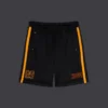 Pantalón corto DOLLY NOIR GOAT Playmaker Easyshorts BLACK PA444-PS-01 BLACK con franjas amarillas