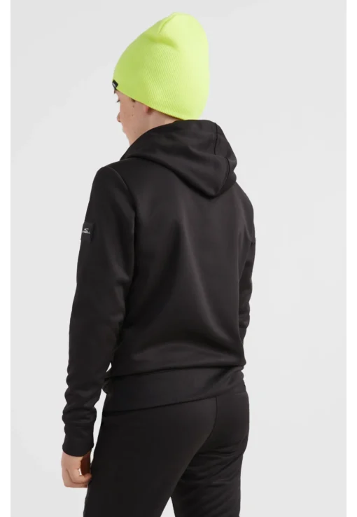 Sudadera O'NEILL niño surfera con capucha RUTILE HOODED FLEECE black out Ref. 4350000 negra