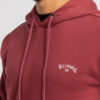 Sudadera BILLABONG casual con capucha para Hombre ARCH PO OXBLOOD(147) Ref. F1FL12bif2 granate