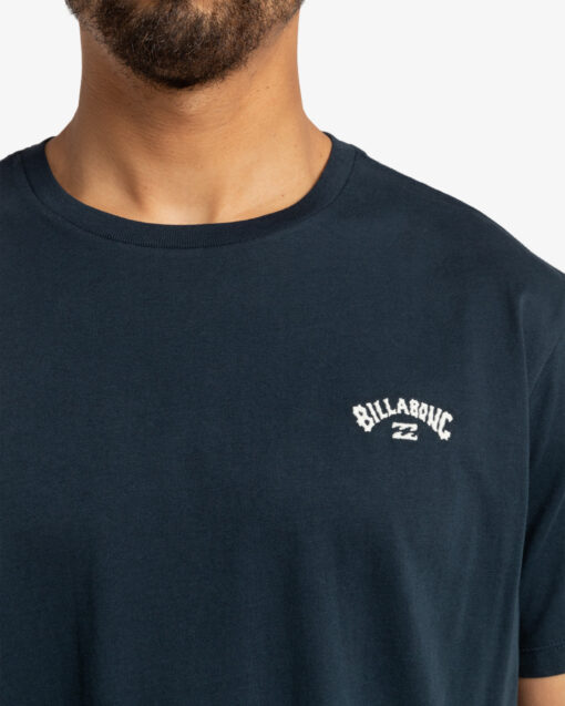 Camiseta BILLABONG básica para hombre manga corta ARCH CREW SS NAVY Ref. W1JE10 BIP2 azul marino