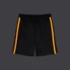 Pantalón corto DOLLY NOIR GOAT Playmaker Easyshorts BLACK PA444-PS-01 BLACK con franjas amarillas