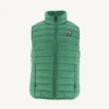 Chaleco infantil Jott de plumas pato Niño/niña Zoe BÁSICO 243 poppy green Justoverthetop Color verde Amapola