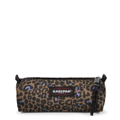 Estuche Eastpak escolar: Benchmark SINGLE EK3729A2 Accentimal Brown leopardo marrón