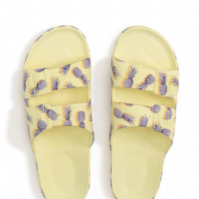 Chanclas FREEDOM MOSES Unisex veganas Perfumadas Ref. FM-PNCDSG-3839 Amarillas piña colada