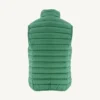Chaleco infantil Jott de plumas pato Niño/niña Zoe BÁSICO 243 poppy green Justoverthetop Color verde Amapola