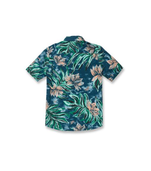 Camisa VOLCOM Manga Corta para niño MARBLE FLORAL SS - AGED INDIGO Ref. C0412308 azul flores