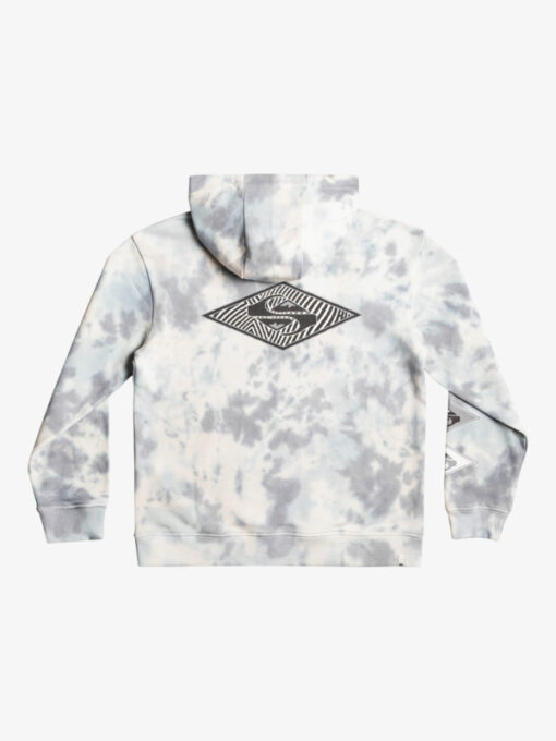 Sudadera niño Quiksilver con capucha Diamond Heritage Grey Violet Tie Dye 231 (sfv6) Ref. EQBFT03823 tie dye