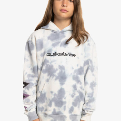 Sudadera niño Quiksilver con capucha Diamond Heritage Grey Violet Tie Dye 231 (sfv6) Ref. EQBFT03823 tie dye