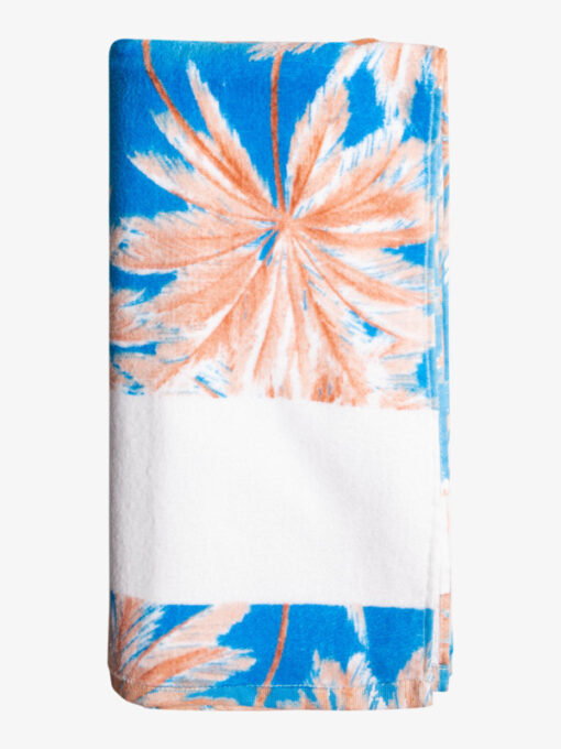 Toalla ROXY playa/piscina estampada suave Cold Water Printed (bjt6) Ref.ERJAA04128 azul floral