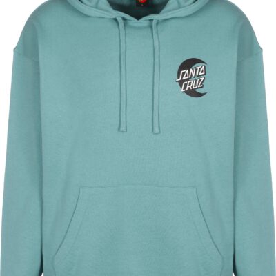 Sudadera Santa Cruz hombre suave con capucha CABANA DOT HOOD Ref. SCA-HDY-5332 -TURQUOISE