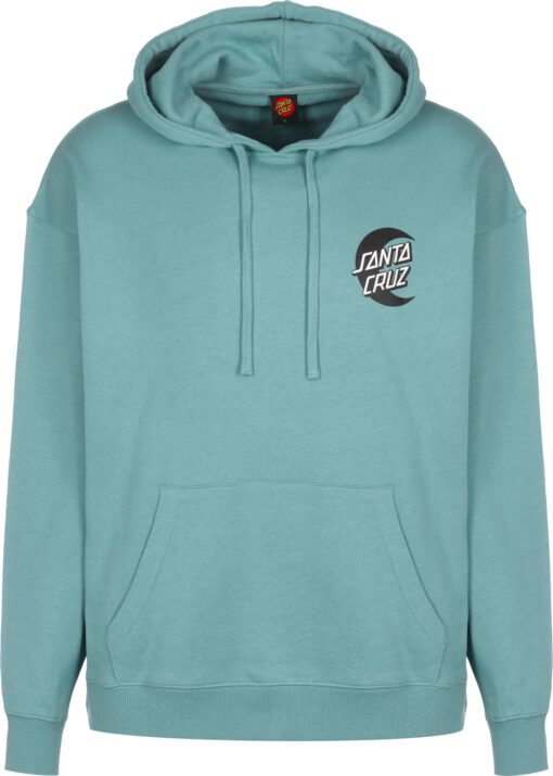 Sudadera Santa Cruz hombre suave con capucha CABANA DOT HOOD Ref. SCA-HDY-5332 -TURQUOISE