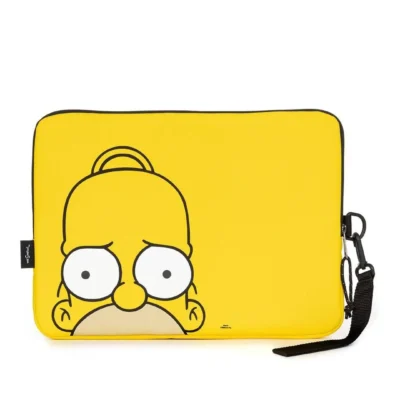 Funda portátil Eastpak acolchada EK0004247A4 Blanket M 15" The Simpsons homer amarilla y negra