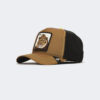 Gorra animales GOORIN BROS THE KING LION black León marrón brillante y negra