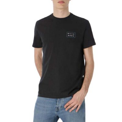 Camiseta BILLABONG para hombre manga corta DIE CUT THEME SS TEE-BLACK Ref. N1SS23 BIP9 negro