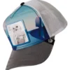 Gorra animales GOORIN BROS buho nival rejilla y ajustable Trucker ICE COLD azul y gris