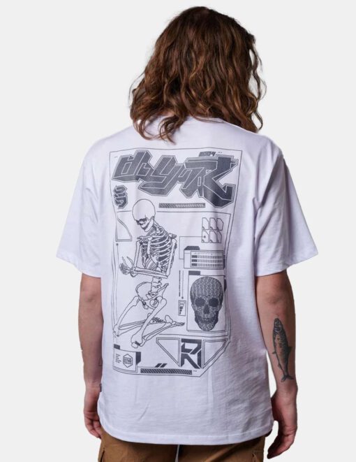 Camiseta DOLLY NOIRE hombre manga corta DATA SUBJECTS TEE WHITE Ref. TS399-TA-02 blanca