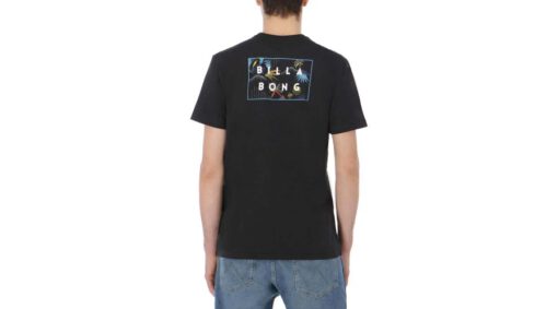 Camiseta BILLABONG para hombre manga corta DIE CUT THEME SS TEE-BLACK Ref. N1SS23 BIP9 negro