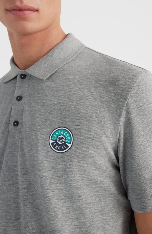 Polo piqué O'NEILL manga corta para hombre SURF STATE POLO Ref. 2600009 casual wear men-SILVER MELEE-gris claro