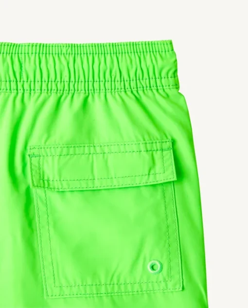 Bañador niño JOTT Short elástico CASSIS GREEN FLUO 215 Ref. SS23KSWI53 -215 VERDE fluorescente