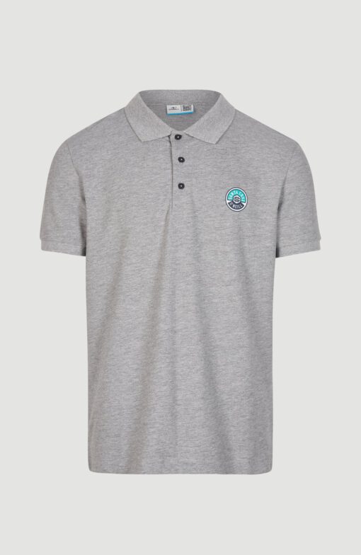 Polo piqué O'NEILL manga corta para hombre SURF STATE POLO Ref. 2600009 casual wear men-SILVER MELEE-gris claro