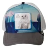 Gorra animales GOORIN BROS buho nival rejilla y ajustable Trucker ICE COLD azul y gris