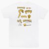 Camiseta THRASHER Hombre manga corta BARBARIAN T-Shirt Ref. 145284 WHITE - blanca LOGO TORO amarillo