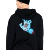 Sudadera Santa Cruz hombre suave con capucha SCREAMING HAND CHEST HOODIE ref SCA HDY 5320 negra