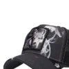 Gorra Animales GOORIN Wolf Noir Asphalt Jungle Black Trucker -lobo NEGRA-HUMO