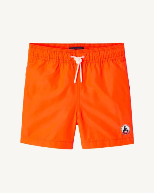 Bañador niño JOTT Short elástico CASSIS ORANGE FLUO 715 Ref. SS23KSWI53 - 715 naranja fluorescente