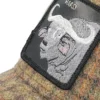 Gorra animales GOORIN BROS bisonte rejilla y ajustable Trucker HARD cuadros marrón